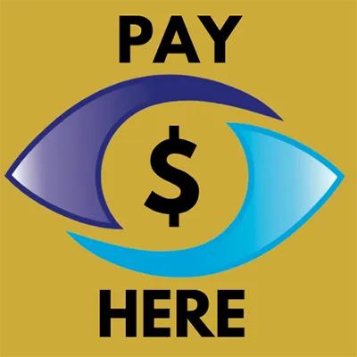 A graphic featuring the 4Sight iCare logo, reading "Pay Here"